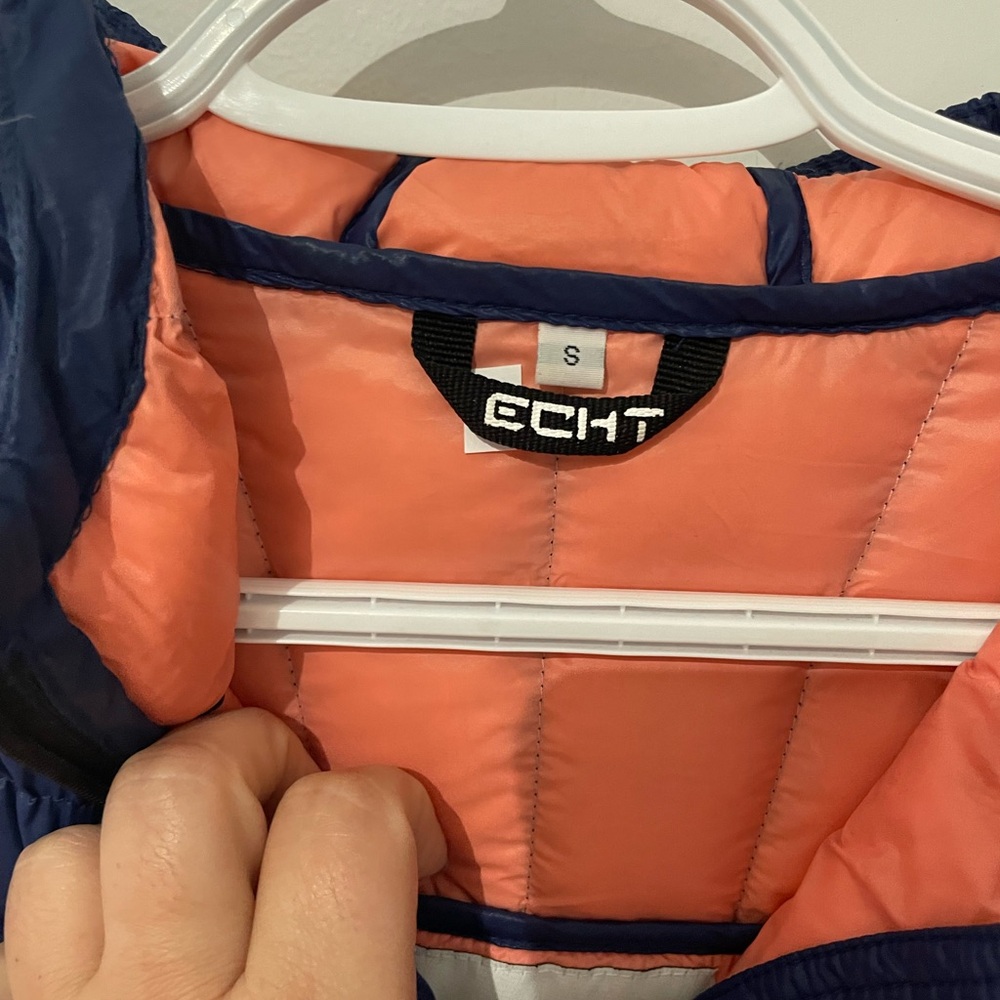 ECHT Blue Puffer Jacket - Picture 4 of 7